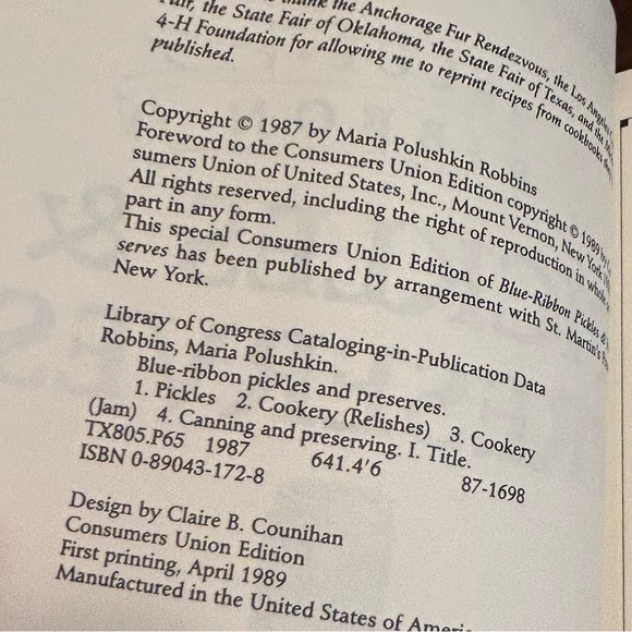 Vintage 1989 Blue Ribbon Cookbook Box Set 3 Pack Cookies Pies Pickles Preserves - Picture 6 of 9